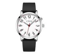 CIVO Nurse Watches for Women Men: Analog Waterproof with Red Second Hand