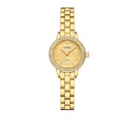 CIVO Stainless Steel Ladies Watches: Gold Diamond Womens Watch with CD Sunray Dial Waterproof - Stylish Analogue Quartz Small Watch - Designed for Work Office Meetings Banquet