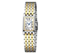 CIVO Vintage Watches for Women Small: Rectangle Case Roman Dial Analog with Stainless Steel Strap - Dainty Gold Silver Ladies Dress Watch for Gifts Anniversary Valentine's Day