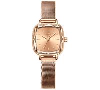 CIVO Womens Watches Stainless Steel Waterproof Rectangle Rose Gold Wrist Watch Designer Elegant Casual Slim Analogue