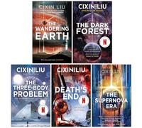 Cixin Liu Collection 5 Books Set (The Wandering Earth, The Dark Forest, The Three-Body Problem, Death's End & The Supernova Era)