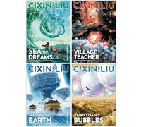 Cixin Liu Graphic Novel Collection 4 Books Set (Sea of Dreams, The Village Teacher, The Wandering Earth & Yuanyuan's Bubbles)