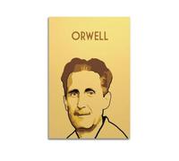 CIXWASDS Author Poster George Orwell Poster Decorative Painting Canvas Wall Posters And Art Picture Print Modern Family Bedroom Decor Posters 24x36inch(60x90cm)