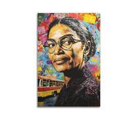 CIXWASDS Rosa Parks Portrait Poster Poster Decorative Painting Canvas Wall Posters And Art Picture Print Modern Family Bedroom Decor Posters 12x18inch(30x45cm)