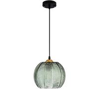 CIYEFHSEF Glass Pendant Light Fixtures Green lamp Shades Ceiling 59 inches Adjustable Height Suspension Pendant Lighting Be Applicable Kitchen Island Dining Room Bedroom Villa (Single Head)