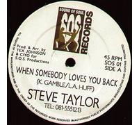 Ciyo - Steve Taylor Featuring Ciyo: When Somebody Loves You Back - 12"