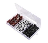 CIYODO 1 Box Nail Polishing Bands Sanding Heads for Nail Drill Accessories Safe Manicure Pedicure Tool for Removing Dead Skin for Salon and DIY Use