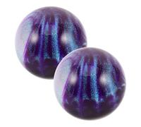 CIYODO 1 Pair Resin Baoding Balls - 2 Inch Hand Massage Therapy Balls - Chinese Meditation Hand Strengthening Sphere for Stress Relief and Elderly Blue