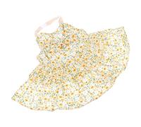 CIYODO 1 Set Adorable Bunny Dress with Leash Elegant Pet Bunny Clothes for Animals Unique Floral Design Safe Convenient Rabbit Harness Outfit for Outings