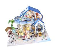 CIYODO 1 Set DIY Sea Theme Model Craft Assemble Miniature Villa for Creative Fun Educational Activity to Enhance Logical Thinking Manipulative Skills for Friends Special Occasions