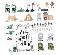 CIYODO 1 Set DIY Simulation Soldier Model with Realistic Soldier Figures for Creative Play and Parent Interaction for Developing Confidence and Social Skills