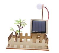 CIYODO 1 Set DIY Solar Lamp Assembly Kit Educational Science Project for Solar Powered Garden Light Fun Physics Experiment Science Learning Supplies