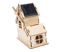 CIYODO 1 Set DIY Solar Windmill Science Kit Educational Puzzle Model for for Boys and Fun DIY Experiment Building Kit for Creative Play and