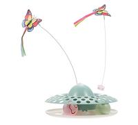CIYODO 1 Set Interactive Cat with Electric Spinning Butterflies Automated Catnip Ball for Home Decor and Pet Supplies Engaging Fun for Indoor Cats to Stay Active