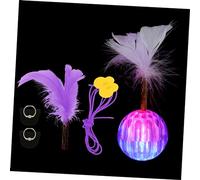 CIYODO 1 Set Interactive Luminous Cat Balls Hanging Balls for Indoor Cats Engaging Home Kitten Accessories Bright Design to Reduce Loneliness and Encourage Exercise