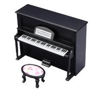 CIYODO 1 set Miniature Piano Model Traditional Design Dollhouse Decor for Mini Music Room Attractive Piano Ornament for Creative Play Mini Houses