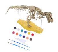 CIYODO 1 Set Realistic Dinosaur Skeleton Model DIY Assembly for Educational Archaeological Exploration Dinosaur Bones for Creative Learning and Scientific Discovery Random Color