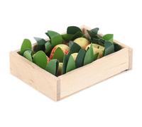 CIYODO 1 Set Scale Miniature Fruit Crates Realistic Apple Model for Dollhouse Kitchen Accessories for Country Kitchen Decor Farmhouse Displays