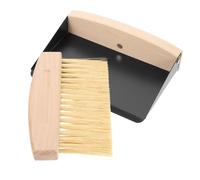 CIYODO 1 Set Small Broom Dustpan Mop Dustpan and Broom Broom Tiny Supplies Dust Pan Wide Rack Hand Broom Stuff Refills Dust Pan and Broom Small Desktop Detail Cleaner Bin Beech Black