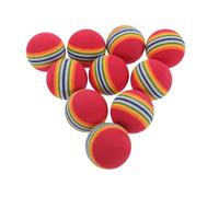 CIYODO 10 Pack 42mm Eva Squeaky Ball Tennis Shape Strengthen Bond Prevent Gum