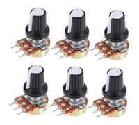 CIYODO 10-pack Adjustable Rotary Potentiometer Knob with Switch Linear Taper Design for Speed Control and Custom Applications