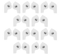 CIYODO 10 Pairs Sneaker Collar-Side Lining Guard - Anti-Abrasion Edge Patches with Press Studs for The Opening Rim & Eyelet for Running Walking Trail Hiking Training