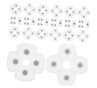 CIYODO 10 Sets Conductive Silicone Button Pads Replacement for Controller Durable Soft Silicone Repair Parts Quick Response Conductive Pads for Precise Gaming Performance and Extended