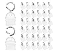 CIYODO 100 Set Type-C Dust Plugs for Mobile Phones with Anti-Lost Rings, USB-C Charging Port Protector Seal, Anti-Dust Covers Suitable for Phone Chargers and USB Ports