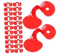 CIYODO 1000pcs Poultry Anti-pecking Glasses Medium with Ergonomic Hen Peepers for Roosters Stress-reducing Farm Blinders to Prevent Fighting and Injuries in Chicken Farming