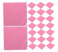 CIYODO 100pcs Aluminum Foil Candy Wrappers Pink Orange Peel Texture Heat Resistant Chocolate Wrapping Paper for DIY Chocolates Citrus Party Wedding Favors