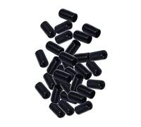CIYODO 100pcs Black Rubber Wine Pourer Caps Cover for Liquor Bottle Spouts Dustproof Olive Oil Bottle Pourer Caps Fits Standard Pour Spout Tops Bar Bartender Accessories