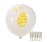 CIYODO 100pcs Bunny Balloons Cartoon Latex Easter Theme Decorations for Parties Bright Colored Props for Celebrating Easter Creating Unique Atmosphere for Festive Events