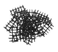 CIYODO 100Pcs DIY Black Fence for Animal Playset with Portable Design for Building Horse Barns Paddocks and Educational Scenes