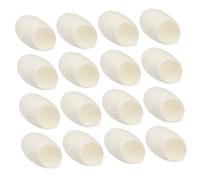 CIYODO 100pcs Face Tag Exfoliate Face Scrubber Skincare Exfoliating Gentle Silkworm Facial Ball Cleansing Organic Blackhead Cleaning Silk Dry Brushing Body Brush White