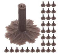 CIYODO 100pcs Model Tree Feet Plastic Brown B-30 for DIY Crafts Sand Table Scenery Architectural Models and Railroad Landscape