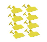 CIYODO 100Pcs Plastic Ox Id Tag Cow Ear Tags Fade Resistant Tpu Animal for Livestock Identification in Farm Use