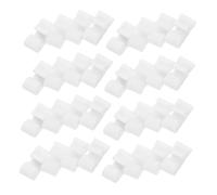 CIYODO 100pcs White Pet Cage Buckle Wire Crate Door Lock Connector Latches Clamp for Dog Cat Rabbit Hamster Playpen Fence Fixing Clip Diy Snap Splicing Organizer
