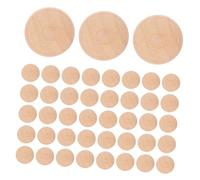 CIYODO 100pcs Wood Hole Plugs for Furniture Cabinet Screw Hole Covers Wood Material Easy to Install Plug Covers for Cupboards and Stairs