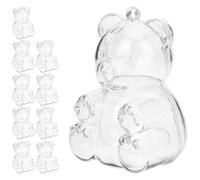 CIYODO 10pcs Adorable Bear Shape Candy Box Small Treat Boxes Party Favor for Favors