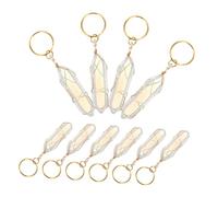 CIYODO 10pcs African Inspired Hair Braid Rings with Crystal Accents Lightweight Decorative Wire Loop Hair Jewelry for Braids Dreadlocks