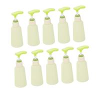 CIYODO 10pcs Airless Pump Travel Bottles for Shampoo Body Wash Lotion Refillable Emulsion Containers for Toiletries Portable Travel Use