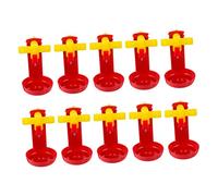 CIYODO 10pcs Automatic Chicken Drinking Easy to Install Poultry Water Nipples for Cage Mounted Use Practical Hydration for Chickens and
