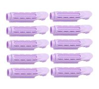 CIYODO 10pcs Bangs Hair Rollers with Grip Clips for Hair Abs Hairdressing Accessories Easy DIY Volumizing Curlers for Fluffy Bangs and Root Styling at Home