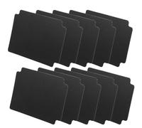 CIYODO 10pcs Black Trading Card Dividers for Storage Box Sports Card Organizers with Easy-clean Separator for Baseball Tcg Ptcg Games