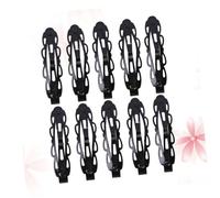 CIYODO 10pcs Black Water Drop Clips Boys and Girls Hair Clips Hairpin Hair Accessories for Boy Girl Barrette Sets Simple Styling Tool