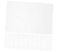 CIYODO 10pcs CD/DVD Storage Cases Sturdy Plastic Disc Holders Inserts Rectangular CD Boxes for Media Organization and Protection