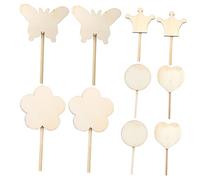 CIYODO 10pcs DIY Wooden Fairy Wands Blank Painting Sticks for Creativity Craft Smooth Edges Fairy Sticks for Party Coloring and Handmade Fun