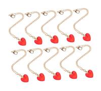 CIYODO 10pcs Doll Necklace Accessories Heart Pendant Jewelry for Dress Up Pretend Roleplaying Christmas Halloween Crafts