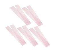 CIYODO 10pcs Flexible Transparent Sewing Rulers Clear Plastic Measuring Tools for Quilting Dressmaking Seam Guiding and Crafting with Accurate Bold Markings