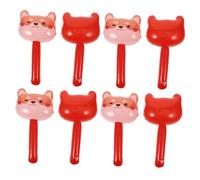 CIYODO 10pcs Inflatable Fox Hammer for PVC Cartoon Animal Design Lightweight and Party Game Props Enhances Hand Eye Coordination and Dexterity for Beach Pool Activities